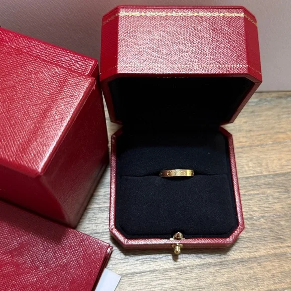 Cartier Love wedding band yellow gold size 55 - Picture 2 of 9
